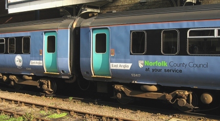 Norfolk County Council logo on 156417