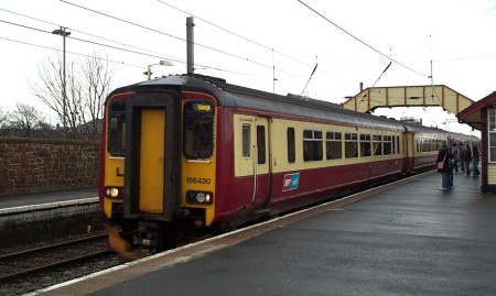 156430 + 447 at Prestwick Town 26.Mar.2006