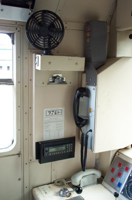 cab, left side