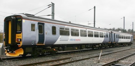 156419, nxea livery at Norwich. 10.Mar.08